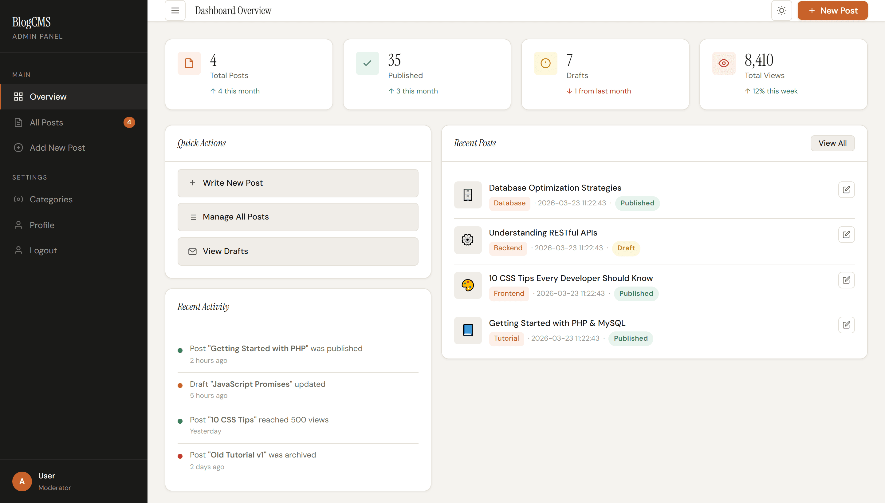 Blog Web Application
