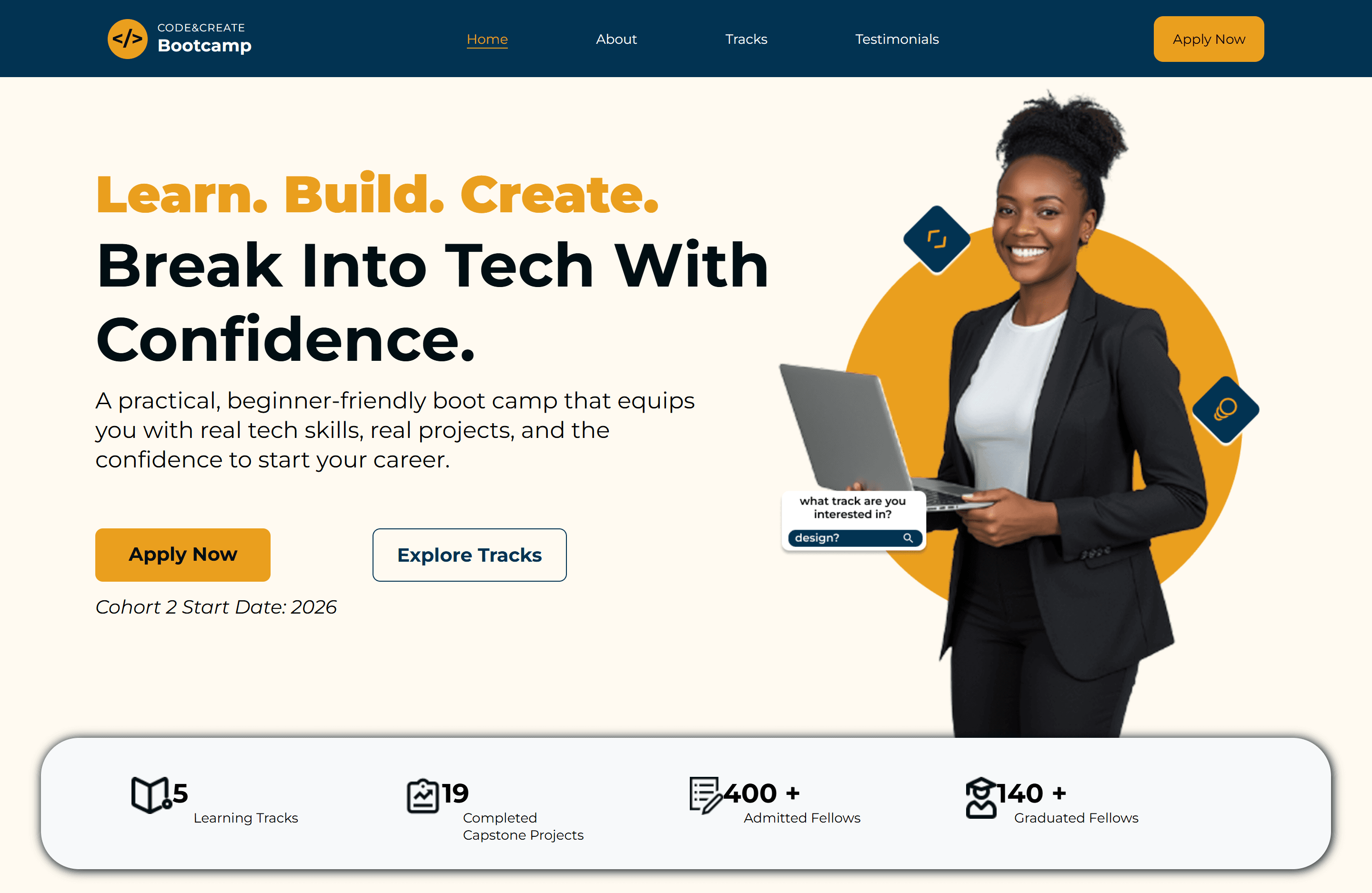 Code & Create Bootcamp Website